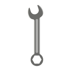 A simple wrench tool illustration on a white background