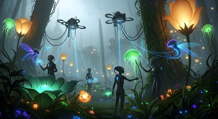 Aliens Reviving Extinct Ecosystems on Earth