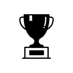 gold cup isolated on white background
