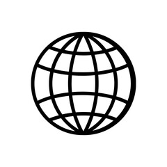 earth globe vector illustration