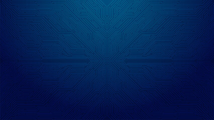 Modern abstract blue background with electronic circuit lines and digital pattern. Perfect for technology, innovation, AI, networking, and futuristic business concepts.