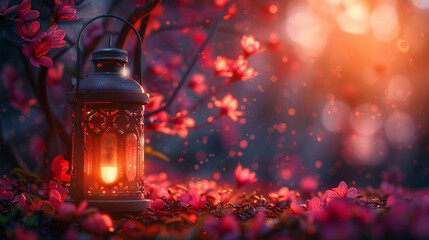 red christmas lantern