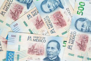 a 500 hundred pesos mexican bills wallpaper