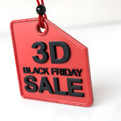 Black Friday sale sign on a wall