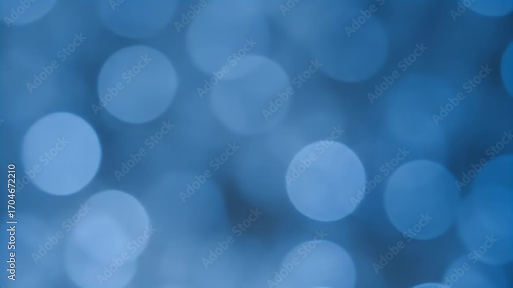 Poster blue abstract background with bokeh effect light