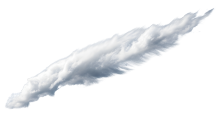 Dramatic wispy cloud formation against a deep sky, perfect for atmospheric design