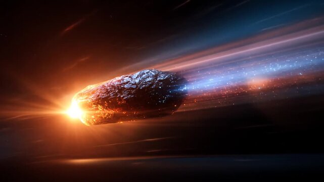 Comet space asteroid