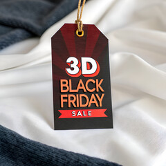 Black Friday sale sign on a wall