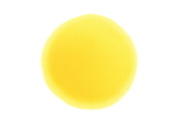 Glowing yellow sphere hovering against transparent backdrop, highlighting digital design possibilities