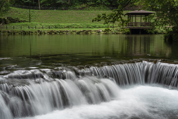 京極ふきだし公園：清らかな湧水の森