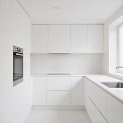 modern white kitchen