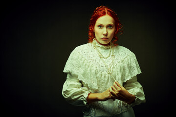 victorian redhead portrait