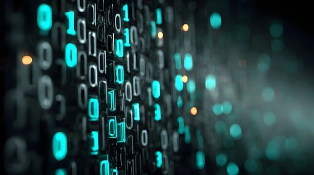 binary code background