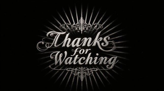 ornate thank you message with decorative vintage art deco border design | invitation, greeting, template, background, text theme