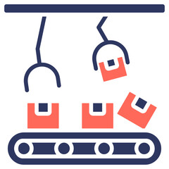 Mass Production glyph color icon