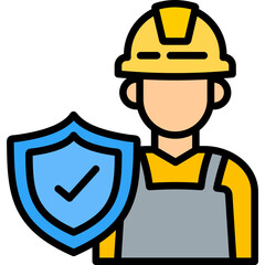 Operational Safety lineal color icon