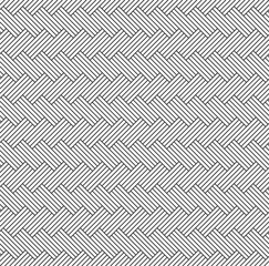 Wicker Strip Line Seamless Pattern
