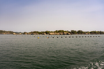 Fototapeta premium 仙台の松島遊覧船からの風景