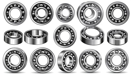Various ball bearing illustrations