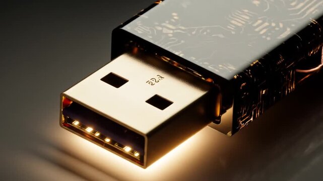 Technological device close up