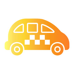 taxi Gradient icon