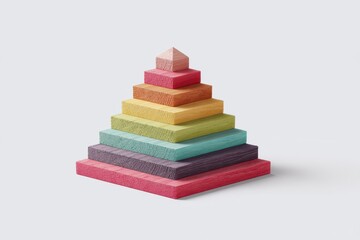 Colorful wooden blocks pyramid (3)
