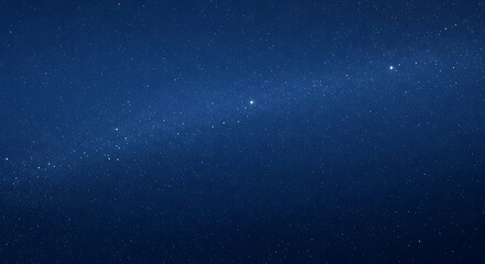 Dark Night Sky Over Cityscape.