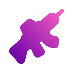 rifle gradient icon