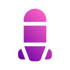 Fototapeta premium torpedo gradient icon