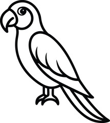 vector illustration of a bird
