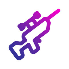 sniper gradient icon