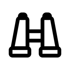 binoculars line icon