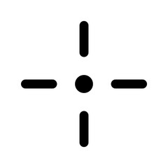 crosshair line icon