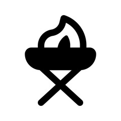 torch line icon
