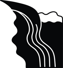 silhouette of a woman