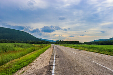 Road. Travel. Long trips. Distance.