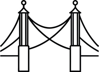 bridge vector illustration