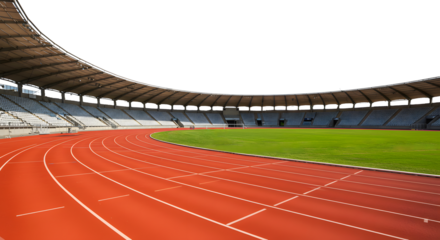 High-Quality PNG Stadium and Running Track for Video Us PNG