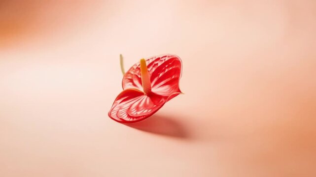 Crimson anthuriums radiant beauty unveiled