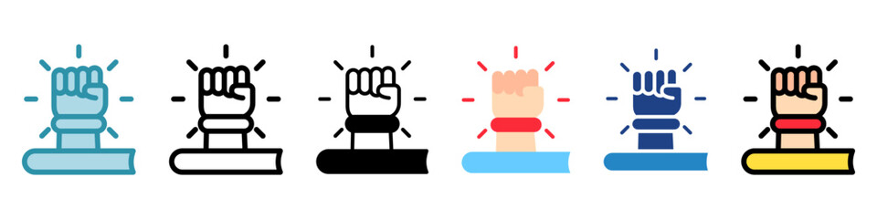 Motivate Icon Mini Illustration Icon. Use For Modern Concept, Print, Ui, Ux Kit, Web And App Development. Vector Related To Office, Education, Examination And More