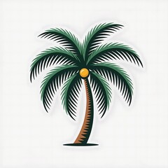 palm tree vector illustration