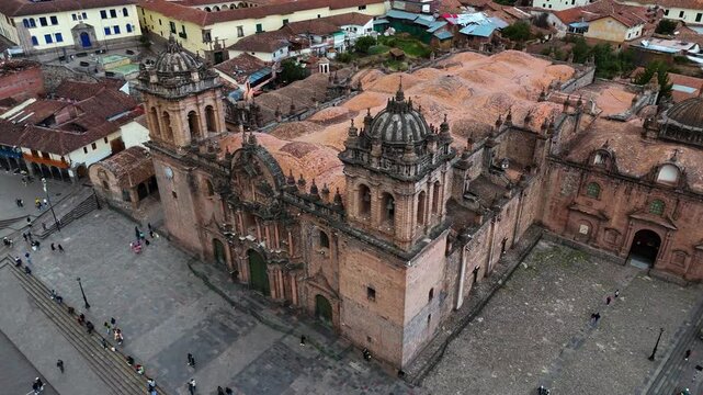 CUSCO ARMS SQUARE WITH WARACHICUY PARADE, PLAZA DE ARMAS DEL CUSCO