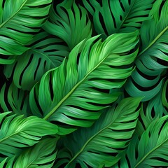 green leaves background