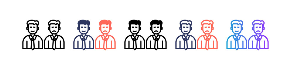 Emotional multiple icon