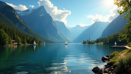 lake louise banff national park canada