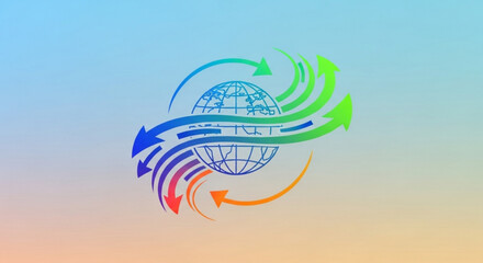 Obraz premium abstract background with sun