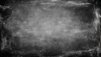 Retro background with scratch effect, dust overlay, grain and black ink. White rough brush adds dirt, splatter texture, noise, grunge, graphic abstract vintage design