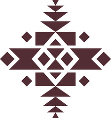 Geometric Ethnic Pattern Element