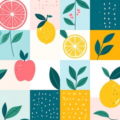 Colorful fruit pattern (3)
