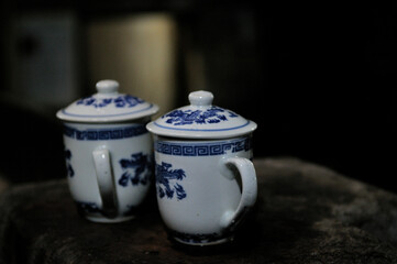 Teacups from Old Chongqing Teahouses